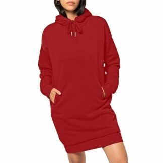 Robe sweat à capuche