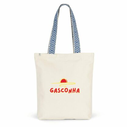 Totebag ethnique Gasconha soleil couchant (rouge)