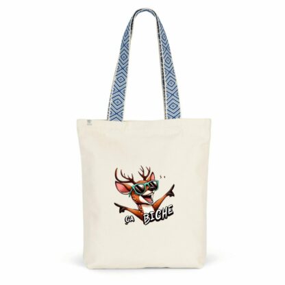 Totebag ethnique "ça biche"