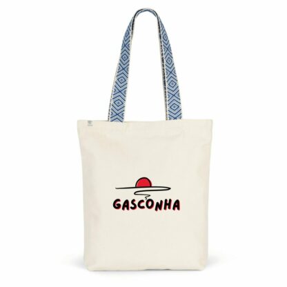 Totebag ethnique Gasconha soleil couchant (noir)