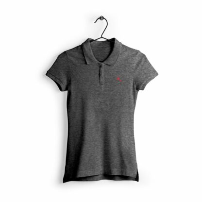 POLO Femme Anquy logo rouge