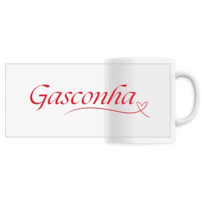 MUG Gascohna rouge coeur