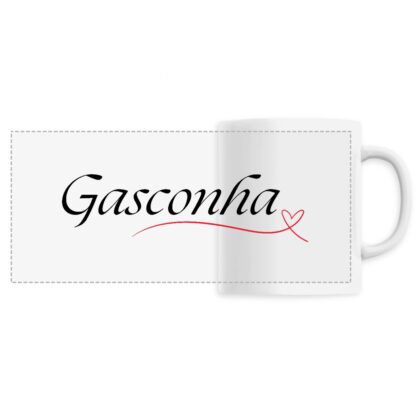 MUG Gascohna noir coeur