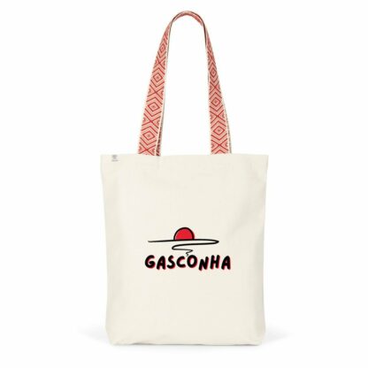 Totebag ethnique Gasconha soleil couchant (noir)