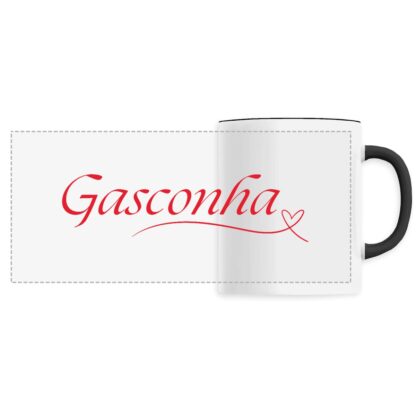 MUG Gascohna rouge coeur