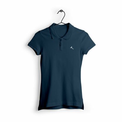 POLO Femme Anquy logo blanc