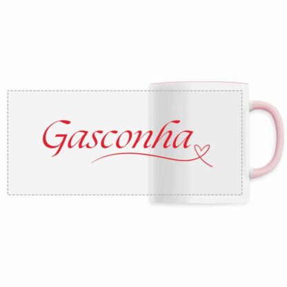 MUG Gascohna rouge coeur