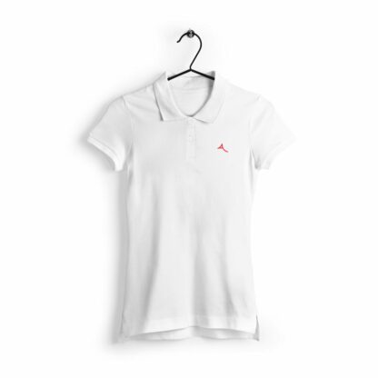 POLO Femme Anquy logo rouge