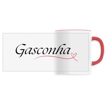 MUG Gascohna noir coeur