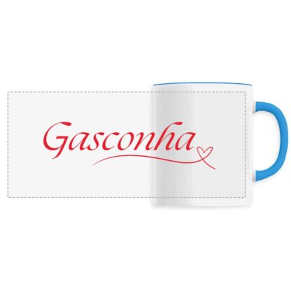 MUG Gascohna rouge coeur