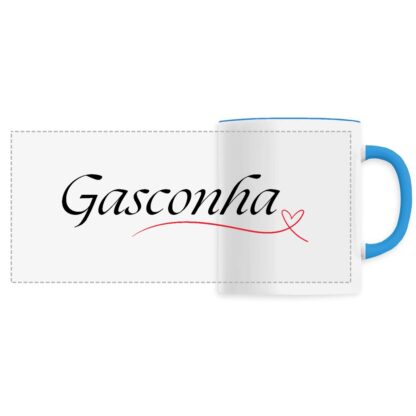 MUG Gascohna noir coeur