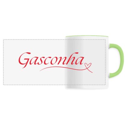 MUG Gascohna rouge coeur