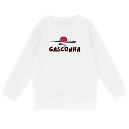 SWEAT-SHIRT léger Enfant Gasconha noir soleil couchant