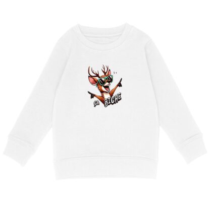 SWEAT-SHIRT léger Enfant "ça biche"