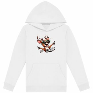 SWEAT CAPUCHE léger Enfant "ça biche"