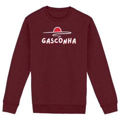 SWEAT-SHIRT Gasconha blanc soleil couchant