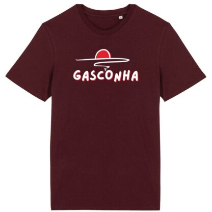 T-SHIRT Homme Gasconha blanc soleil couchant