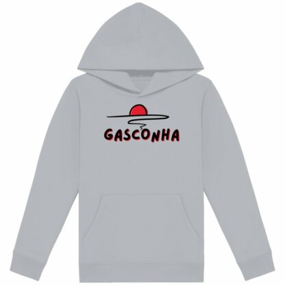 SWEAT CAPUCHE léger Enfant Gasconha noir soleil couchant