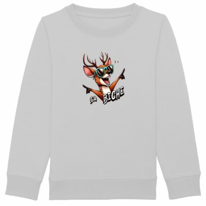 SWEAT-SHIRT épais Enfant "ça biche"