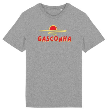 T-SHIRT Homme Gasconha rouge soleil couchant