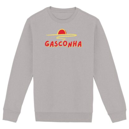 SWEAT-SHIRT Gasconha rouge soleil couchant