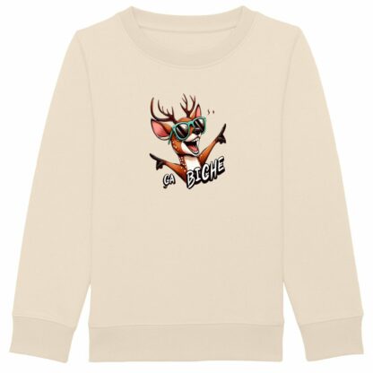 SWEAT-SHIRT épais Enfant "ça biche"