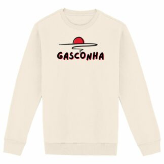 SWEAT-SHIRT ivoire Gasconha soleil couchant