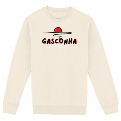 SWEAT-SHIRT ivoire Gasconha soleil couchant