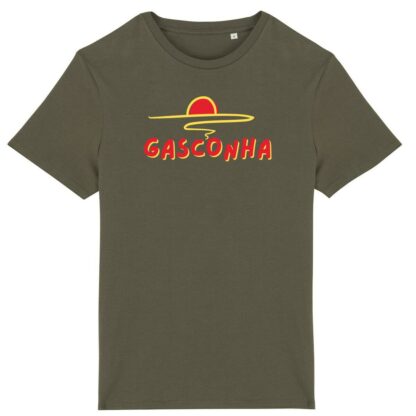 T-SHIRT Homme Gasconha rouge soleil couchant