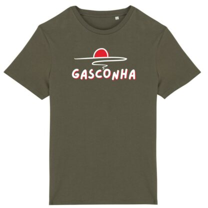 T-SHIRT Homme Gasconha blanc soleil couchant