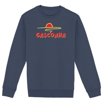 SWEAT-SHIRT Gasconha rouge soleil couchant