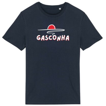 T-SHIRT Homme Gasconha blanc soleil couchant