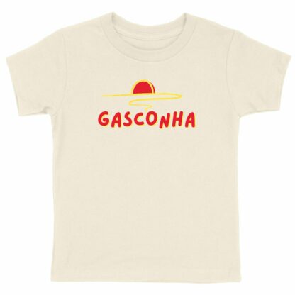 T-SHIRT Enfant Gasconha rouge soleil couchant