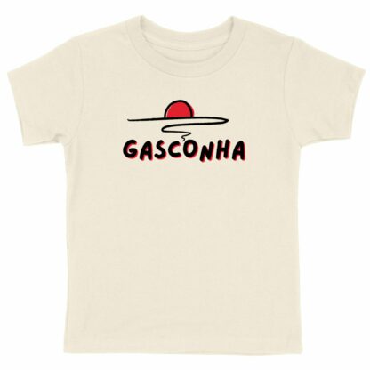 T-SHIRT Enfant Gasconha noir soleil couchant