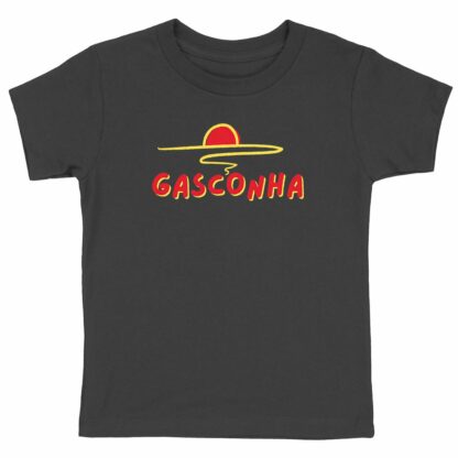 T-SHIRT Enfant Gasconha rouge soleil couchant