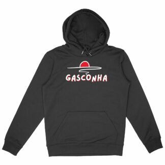 SWEAT CAPUCHE épais Gasconha blanc soleil couchant