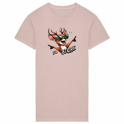 ROBE T-SHIRT Femme "ça biche"