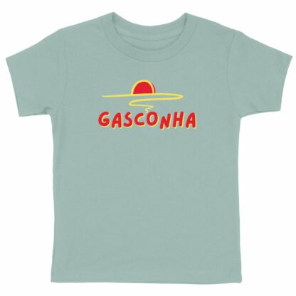 T-SHIRT Enfant Gasconha rouge soleil couchant