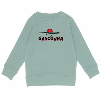 SWEAT-SHIRT léger Enfant Gasconha noir soleil couchant