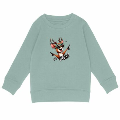 SWEAT-SHIRT léger Enfant "ça biche"