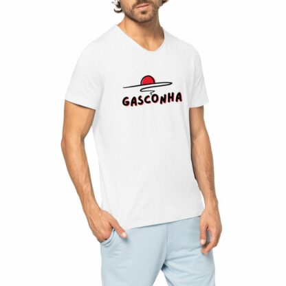 T-shirt Homme Slub Gasconha soleil couchant