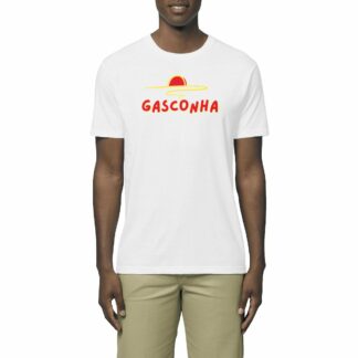 T-SHIRT Homme Gasconha rouge soleil couchant