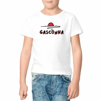 T-SHIRT Enfant Gasconha noir soleil couchant