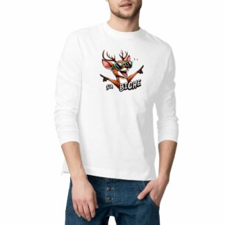 T-SHIRT Homme Manches longues "ça biche"