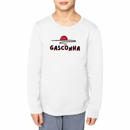 SWEAT-SHIRT léger Enfant Gasconha noir soleil couchant