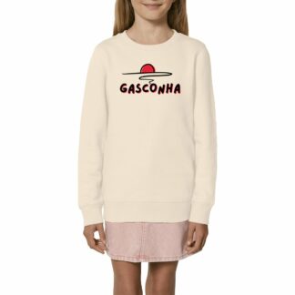 SWEAT-SHIRT épais Enfant Gasconha noir soleil couchant