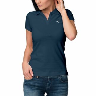 POLO Femme Anquy logo blanc