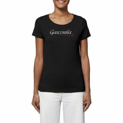 T-SHIRT Femme Gasconha blanc coeur