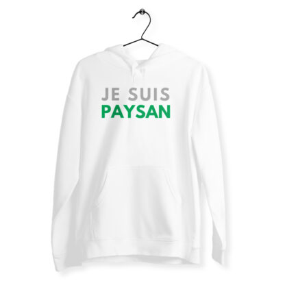 SWEAT CAPUCHE léger Je suis paysan