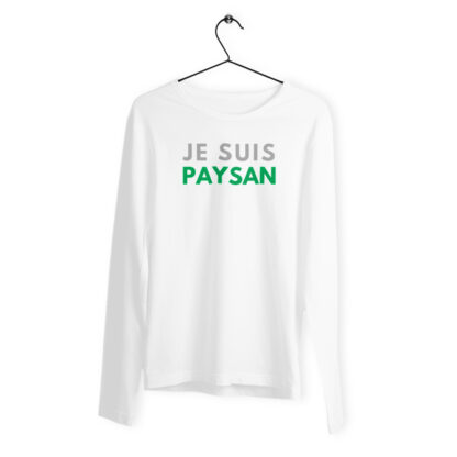 T-SHIRT Homme Manches longues Je suis paysan